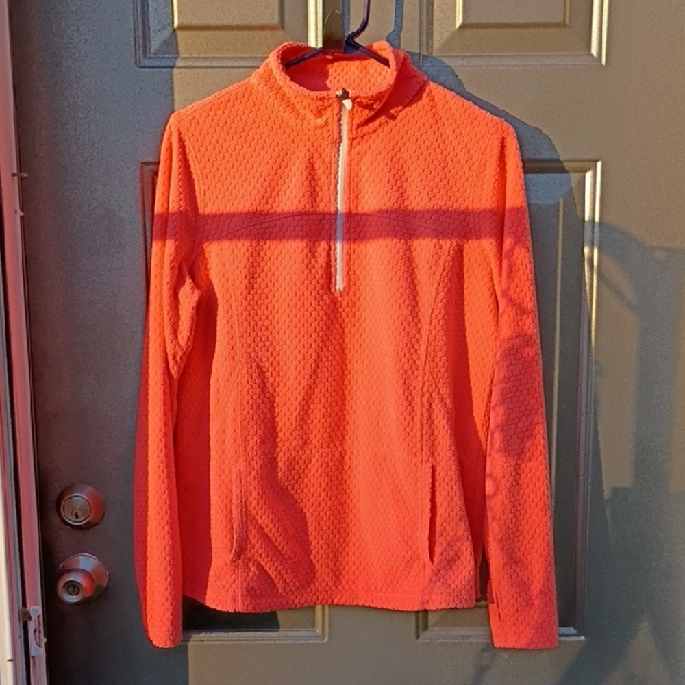 Tek Gear Coral Quarter-Zip Pullover Women's Size Large